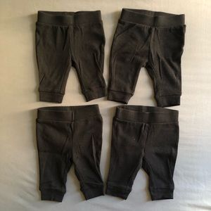 Old Navy Baby 0-3M Black Leggings 4-Pack